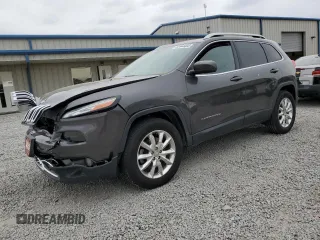2016 Jeep Cherokee Limited z VIN 1C4PJMDB6GW225559, wystawiony jako Copart lot #52444485 z przebiegiem 146 584 mil mil oraz Szkoda całkowita • Salvage title. Historia ofert i sprzedaży dostępna na DreamBid. Obrazek 1.