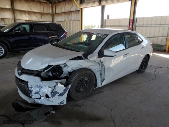 2016 Toyota Corolla L with VIN 5YFBURHE1GP416754, listed as a Copart auction lot 47826475 with 116323 miles and Salvage Title. Bid and sale history available at carsss.com. Image 1.