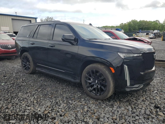 2024 Cadillac Escalade 4WD Sport with VIN 1GYS4FKL2RR154414, listed as a Copart auction lot 56644165 with 11,479 mi miles and Salvage title. Bid and sale history available at DreamBid. Image 4.