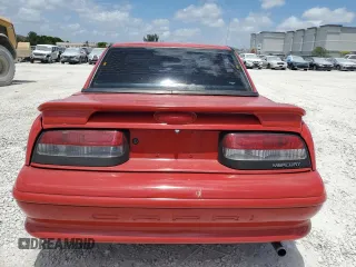 1994 Mercury Capri z VIN 6MPLT01Z2R8600768, wystawiony jako Copart lot #55143905 z przebiegiem 841 607 mil mil oraz Tytuł czysty. Historia ofert i sprzedaży dostępna na DreamBid. Obrazek 6.