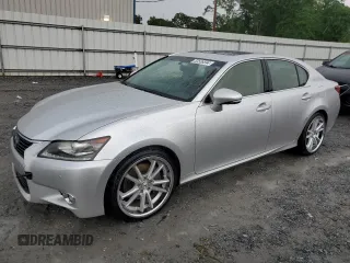 2013 Lexus GS 350 with VIN JTHBE1BL9D5008614, listed as a Copart auction lot 53536694 with 130,556 mi miles and Salvage Title. Bid and sale history available at carsss.com. Image 1.