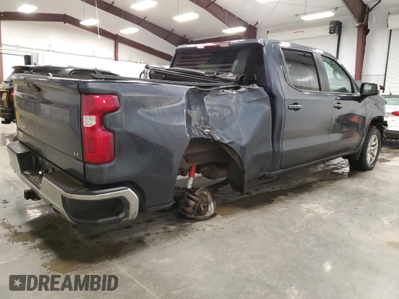 2022 Chevrolet Silverado 1500 LT with VIN 1GCUYDED1NZ182520, listed as a Copart auction lot 48967505 with 66,660 mi miles and Salvage Title. Bid and sale history available at DreamBid. Image 3.