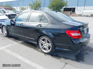 2013 Mercedes-Benz C-Class C 250 Sport with VIN WDDGF4HBXDA786292, listed as a IAAI auction lot 42012015 with 104,482 mi miles. Bid and sale history available at carsss.com. Image 3.