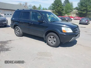 2003 Honda Pilot EX z VIN 2HKYF18563H557347, wystawiony jako IAAI lot #42277825 z przebiegiem 208 170 mil mil oraz . Historia ofert i sprzedaży dostępna na DreamBid. Obrazek 1.