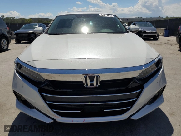 2021 Honda Accord Touring с VIN 1HGCV2F9XMA028096, выставлен на аукционе Copart как лот 61072465 с пробегом 30 274 миль миль и Списание • Salvage title. История ставок и продаж доступна на DreamBid. Изображение 5.