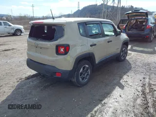 2015 Jeep Renegade Sport with VIN ZACCJBAT4FPC26527, listed as a IAAI auction lot 41704445 with 108,660 mi miles and . Bid and sale history available at DreamBid. Image 4.