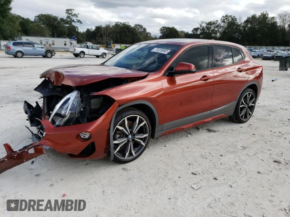 2018 BMW X2 xDrive28i with VIN WBXYJ5C30JEF69377, listed as a Copart auction lot 71223692 with 41,748 mi miles. Bid and sale history available at carsss.com. Image 1.