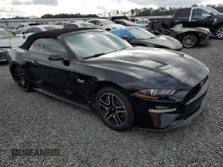 2018 Ford Mustang GT Premium with VIN 1FATP8FF6J5110967, listed as a Copart auction lot 85610744 with Not provided miles and Salvage title. Bid and sale history available at DreamBid. Image 4.