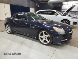 2014 Mercedes-Benz SLK-Class SLK 350 with VIN WDDPK5HA9EF076622, listed as a Copart auction lot 83435994 with 110,473 mi miles and Clean Title. Bid and sale history available at carsss.com. Image 4.
