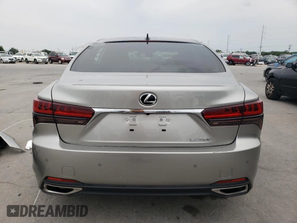 2024 Lexus LS 500 z VIN JTHD51FF8R5020127, wystawiony jako Copart lot #57173835 z przebiegiem 5 020 mil mil oraz Szkoda całkowita • Salvage title. Historia ofert i sprzedaży dostępna na DreamBid. Obrazek 6.