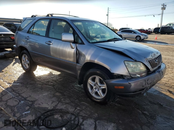 2002 Lexus RX 300 with VIN JTJHF10U920290104, listed as a Copart auction lot 87077024 with 182,359 mi miles and Salvage Title. Bid and sale history available at carsss.com. Image 4.