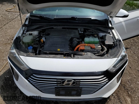 2018 Hyundai Ioniq Limited with VIN KMHC05LC7JU069144, listed as a Copart auction lot 61440105 with 221,779 mi miles and Salvage title. Bid and sale history available at DreamBid. Image 11.