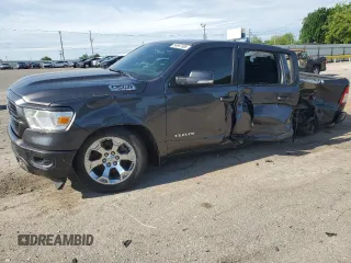 2020 Ram 1500 Lone Star with VIN 1C6RREFT3LN237625, listed as a Copart auction lot 54967085 with 121,388 mi miles and Salvage title. Bid and sale history available at DreamBid. Image 1.