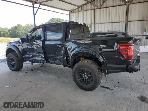 2024 Ford F-150 Raptor with VIN 1FTFW1RG7RFA04247, listed as a Copart auction lot 69034844 with 2,058 mi miles and Salvage Title. Bid and sale history available at DreamBid. Image 2.