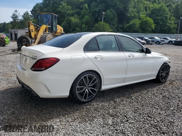 2019 Mercedes-Benz C 43 AMG with VIN 55SWF6EB5KU304210, listed as a Copart auction lot 57812795 with 48,925 mi miles and Clean title. Bid and sale history available at DreamBid. Image 3.