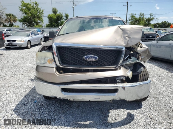 2006 Ford F-150 STX with VIN 1FTRX12W16FB16422, listed as a Copart auction lot 62468955 with 203,721 mi miles and Salvage title. Bid and sale history available at DreamBid. Image 5.