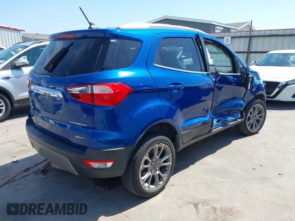 2019 Ford EcoSport Titanium z VIN MAJ6S3KL0KC260936, wystawiony jako IAAI lot #42264210 z przebiegiem 114 755 mil mil oraz . Historia ofert i sprzedaży dostępna na DreamBid. Obrazek 4.