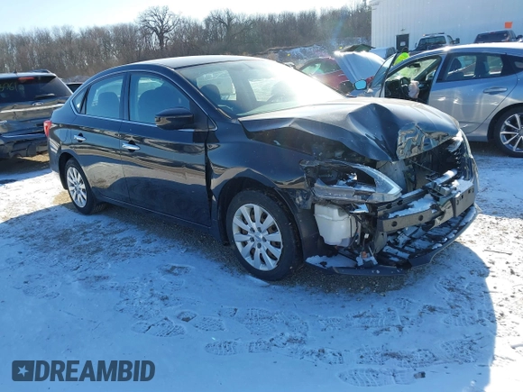 2016 Nissan Sentra SV with VIN 3N1AB7AP1GY253060, listed as a IAAI auction lot 41310598 with 75,494 mi miles and . Bid and sale history available at DreamBid. Image 1.