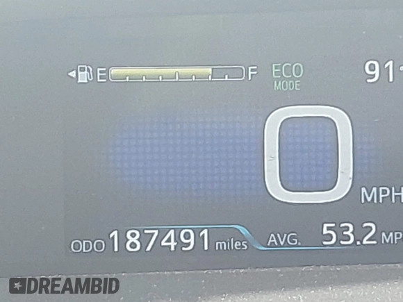2020 Toyota Prius LE with VIN JTDKARFP7L3145683, listed as a IAAI auction lot 42004199 with 187,491 mi miles and . Bid and sale history available at DreamBid. Image 16.