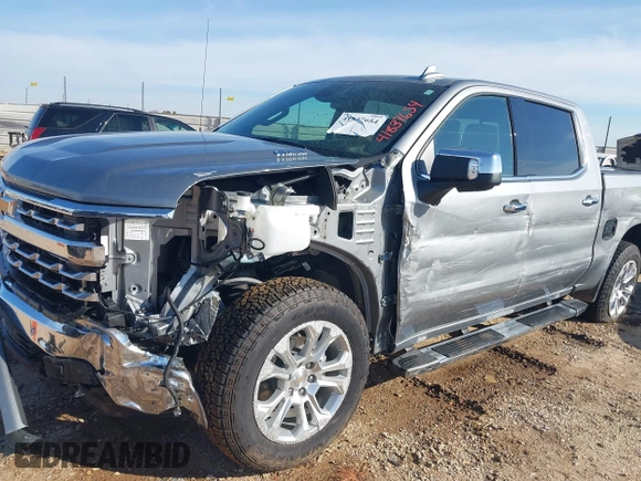 2024 Chevrolet Silverado 1500 LTZ with VIN 1GCUDGE84RZ309881, listed as a IAAI auction lot 41837654 with 8,873 mi miles and . Bid and sale history available at DreamBid. Image 6.