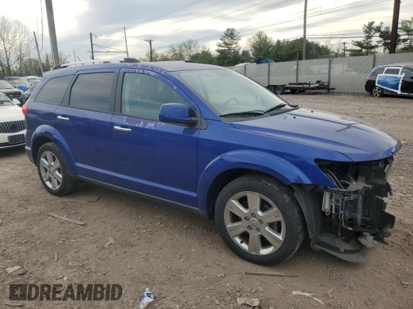 2012 Dodge Journey Crew with VIN 3C4PDCDG1CT399343, listed as a Copart auction lot 53610425 with 47,681 mi miles and Salvage title. Bid and sale history available at DreamBid. Image 4.