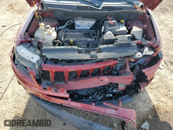 2017 Jeep Compass Sport z VIN 1C4NJCBA5HD187119, wystawiony jako Copart lot #54307235 z przebiegiem 82 838 mil mil oraz Szkoda całkowita • Salvage title. Historia ofert i sprzedaży dostępna na DreamBid. Obrazek 11.