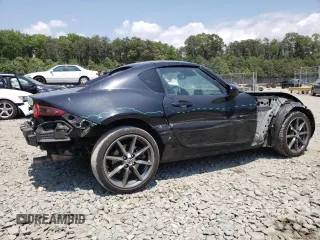 2017 Mazda MX-5 Miata RF Grand Touring with VIN JM1NDAM73H0104632, listed as a Copart auction lot 59292434 with 81,175 mi miles and Salvage Title. Bid and sale history available at carsss.com. Image 3.