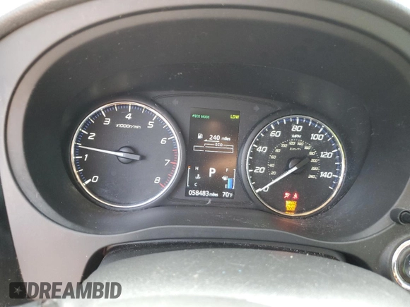 2020 Mitsubishi Outlander SE with VIN JA4AD3A33LZ043762, listed as a Copart auction lot 59156015 with 58,483 mi miles and Salvage title. Bid and sale history available at DreamBid. Image 9.