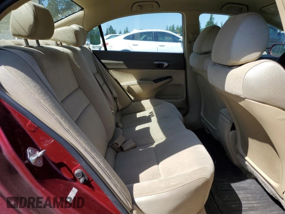 2008 Honda Civic LX z VIN 1HGFA16568L071361, wystawiony jako Copart lot #57340675 z przebiegiem 186 658 mil mil oraz Szkoda całkowita • Salvage title. Historia ofert i sprzedaży dostępna na DreamBid. Obrazek 10.
