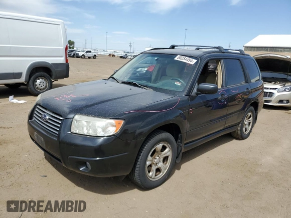 2006 Subaru Forester 2.5 X with VIN JF1SG636X6H717139, listed as a Copart auction lot 60254494 with 182,643 mi miles and Salvage Title. Bid and sale history available at carsss.com. Image 1.