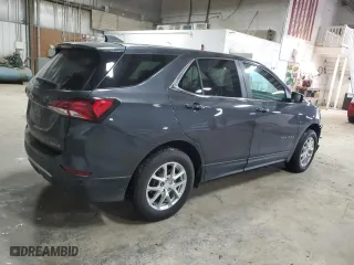 2022 Chevrolet Equinox LT with VIN 3GNAXUEV7NS241945, listed as a Copart auction lot 88094455 with 26,807 mi miles and Salvage Title. Bid and sale history available at carsss.com. Image 3.