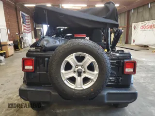 2021 Jeep Wrangler Unlimited Sport Altitude with VIN 1C4HJXDG5MW532637, listed as a Copart auction lot 45236365 with 39,214 mi miles and Salvage Title. Bid and sale history available at carsss.com. Image 6.