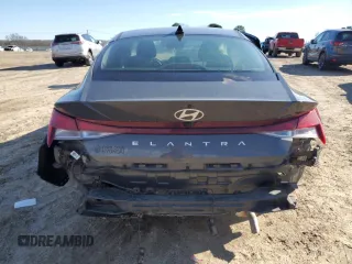 2024 Hyundai Elantra SEL with VIN KMHLM4DG3RU817352, listed as a Copart auction lot 46942885 with 24,432 mi miles and Salvage Title. Bid and sale history available at carsss.com. Image 6.