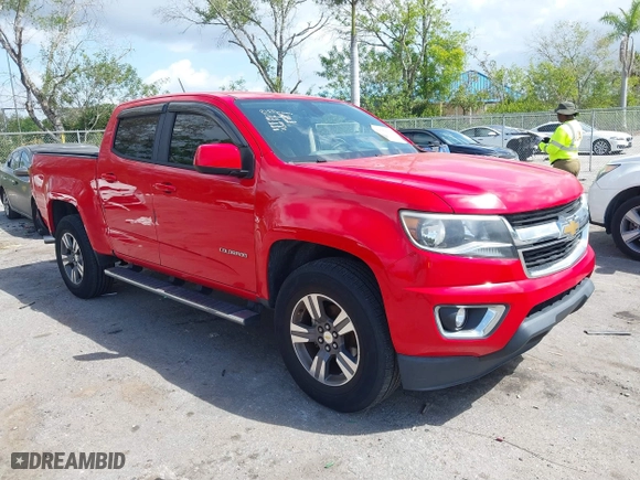 2017 Chevrolet Colorado 2WD WT with VIN 1GCGSBEA7H1312215, listed as a IAAI auction lot 41684590 with 97,512 mi miles. Bid and sale history available at carsss.com. Image 1.