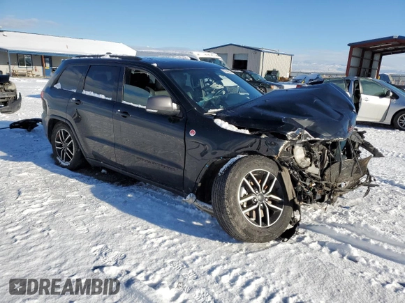 2021 Jeep Grand Cherokee Trailhawk with VIN 1C4RJFLT3MC576893, listed as a Copart auction lot 87548345 with 0 mi miles and Salvage Title. Bid and sale history available at carsss.com. Image 4.