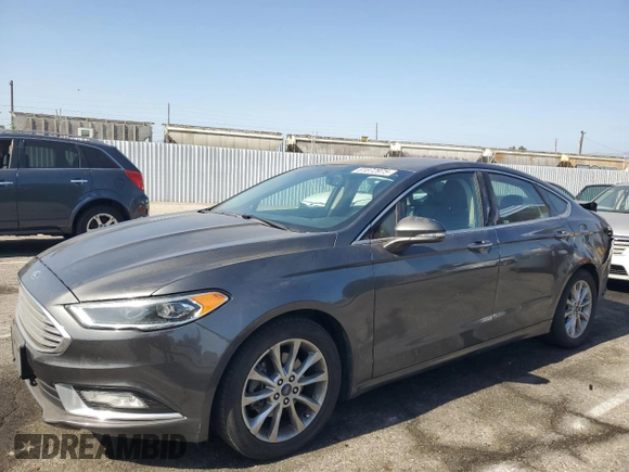 2017 Ford Fusion SE with VIN 3FA6P0HD7HR247627, listed as a Copart auction lot 61872975 with 230,032 mi miles and Salvage title. Bid and sale history available at DreamBid. Image 1.