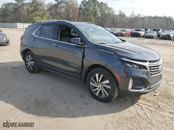 2022 Chevrolet Equinox Premier with VIN 2GNAXNEV6N6148287, listed as a Copart auction lot 42850125 with 35,397 mi miles and Salvage Title. Bid and sale history available at carsss.com. Image 4.