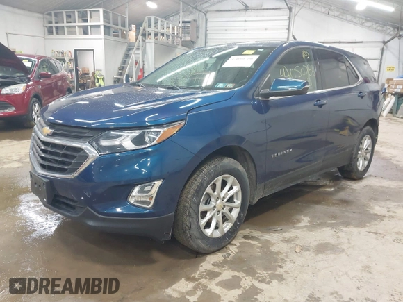 2019 Chevrolet Equinox LT with VIN 2GNAXUEV6K6298549, listed as a IAAI auction lot 42050786 with 43,870 mi miles and . Bid and sale history available at DreamBid. Image 2.
