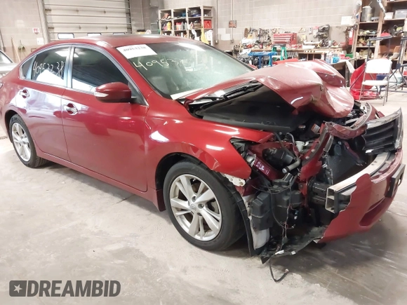 2014 Nissan Altima SL with VIN 1N4AL3AP9EN349490, listed as a IAAI auction lot 40953238 with 61,972 mi miles and . Bid and sale history available at DreamBid. Image 1.