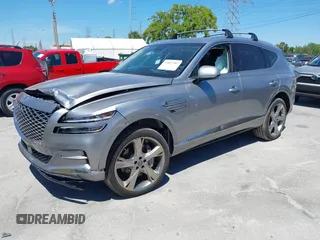 2024 Genesis GV80 with VIN KMUHBDSB7RU164027, listed as a IAAI auction lot 41847987 with 20,092 mi miles and . Bid and sale history available at DreamBid. Image 17.