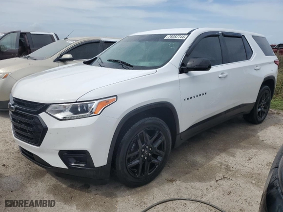 2020 Chevrolet Traverse LS with VIN 1GNERFKW1LJ280002, listed as a Copart auction lot 45548615 with 0 mi miles and Non Repairable. Bid and sale history available at carsss.com. Image 1.
