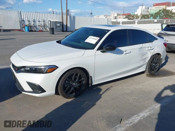 2024 Honda Civic Si with VIN 2HGFE1E51RH470618, listed as a IAAI auction lot 41756006 with 15,056 mi miles and . Bid and sale history available at DreamBid. Image 18.
