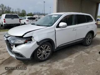 2017 Mitsubishi Outlander SE with VIN JA4AZ3A30HZ028841, listed as a Copart auction lot 54878135 with 110,410 mi miles and Salvage title. Bid and sale history available at DreamBid. Image 1.