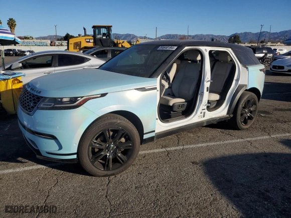 2021 Land Rover Range Rover Velar S with VIN SALYJ2EX2MA315599, listed as a Copart auction lot 84640184 with 67,170 mi miles and Salvage Title. Bid and sale history available at carsss.com. Image 1.