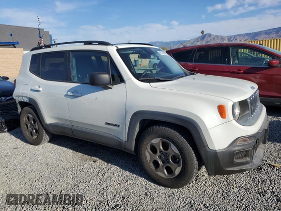 2016 Jeep Renegade Sport with VIN ZACCJAAT3GPD50865, listed as a Copart auction lot 49716695 with 77,712 mi miles and Salvage Title. Bid and sale history available at DreamBid. Image 4.