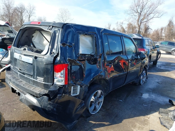 2015 Honda Pilot SE with VIN 5FNYF4H32FB064719, listed as a IAAI auction lot 41442845 with 122,631 mi miles and . Bid and sale history available at DreamBid. Image 4.