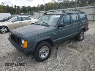 1993 Jeep Cherokee Sport with VIN 1J4FT68S4PL588241, listed as a Copart auction lot 80115884 with 204,174 mi miles and Salvage Title. Bid and sale history available at carsss.com. Image 1.
