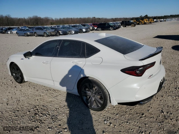 2021 Acura TLX w/A-Spec Package with VIN 19UUB5F56MA013607, listed as a Copart auction lot 89299345 with 26,428 mi miles and Salvage Title. Bid and sale history available at carsss.com. Image 2.