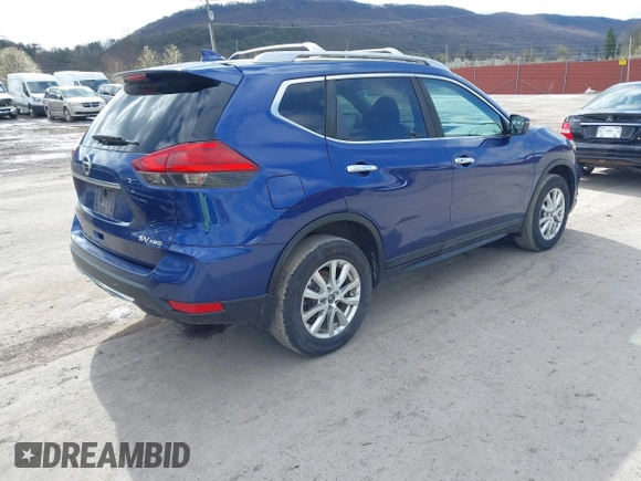 2017 Nissan Rogue S with VIN 5N1AT2MM7HC833255, listed as a IAAI auction lot 41951708 with 150,044 mi miles and . Bid and sale history available at DreamBid. Image 4.