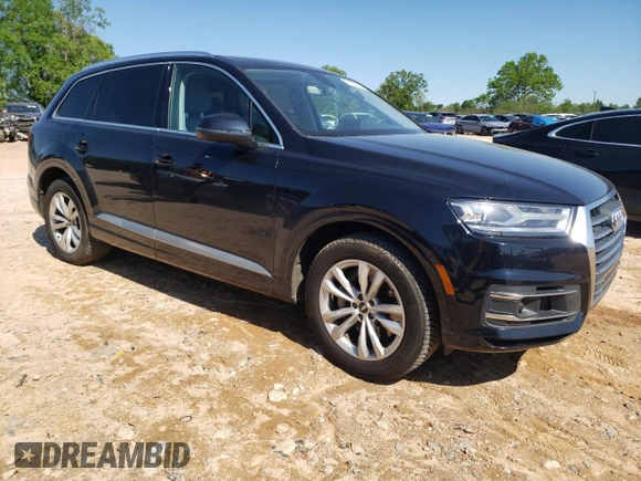 2017 Audi Q7 Premium Plus with VIN WA1LAAF75HD016052, listed as a Copart auction lot 52279635 with 136,083 mi miles and Salvage Title. Bid and sale history available at carsss.com. Image 4.